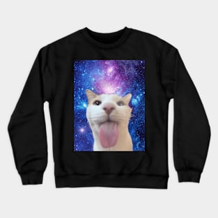 Space cat Crewneck Sweatshirt